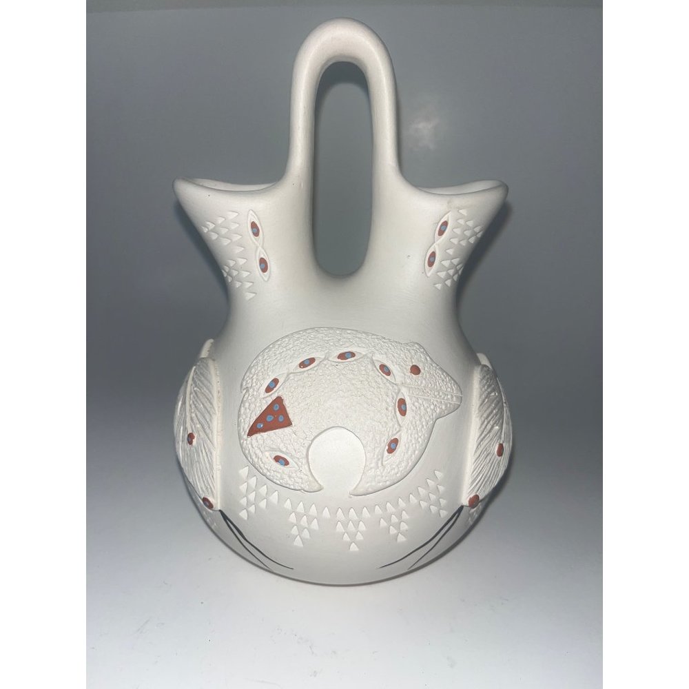 Unmarked Laguna Pueblo Wedding Vase Pottery
